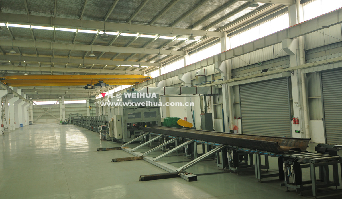 Steel sheet pile roll forming machine